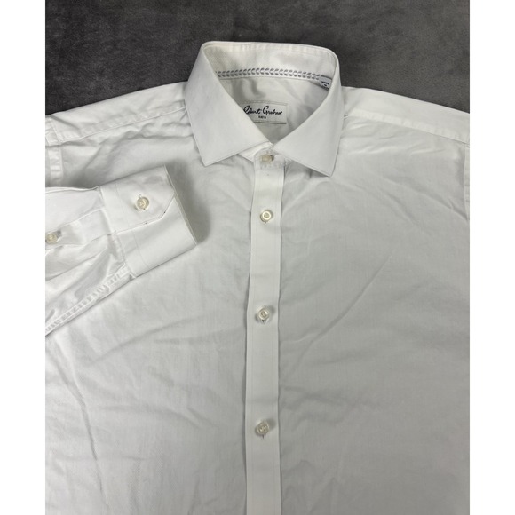 Robert Graham Dress Shirt Mens 42 16.5 White Long Sleeve Button Up - Picture 1 of 9